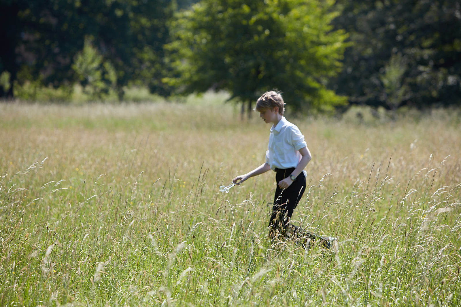 Boy in the field