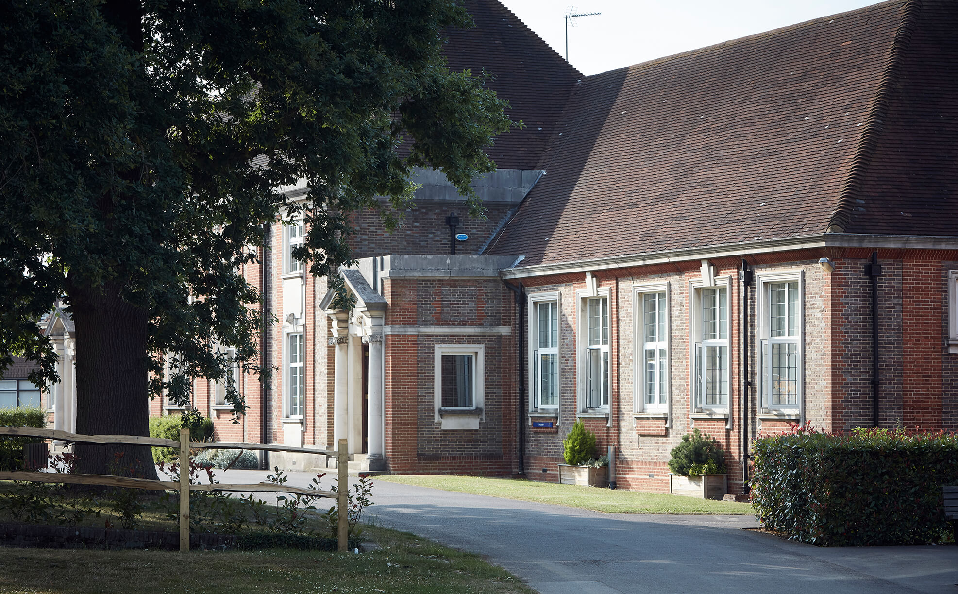 Building with red bricks