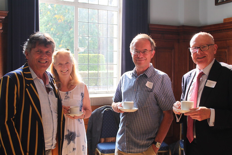 Guy Loosmore, Fiona Loosmore, Nick Burton & Richard Bickerton at the afternoon tea