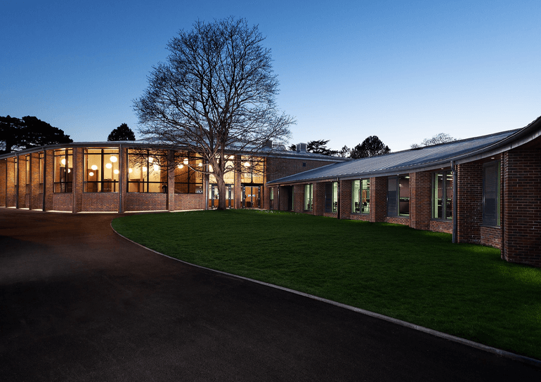 Twilight image of new Music Media Centre