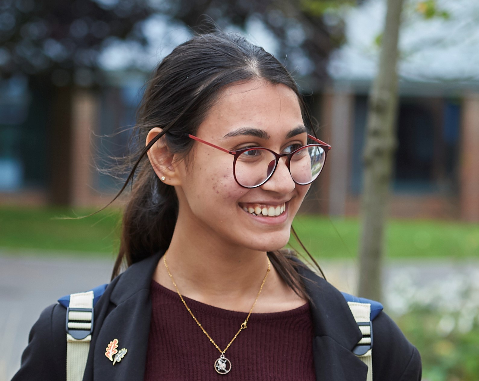 Ananya smiling