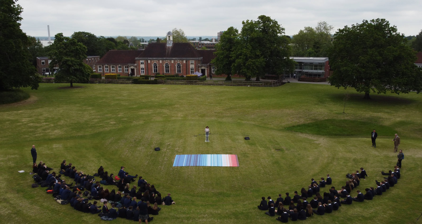 Stripes banner at Sustainability Week