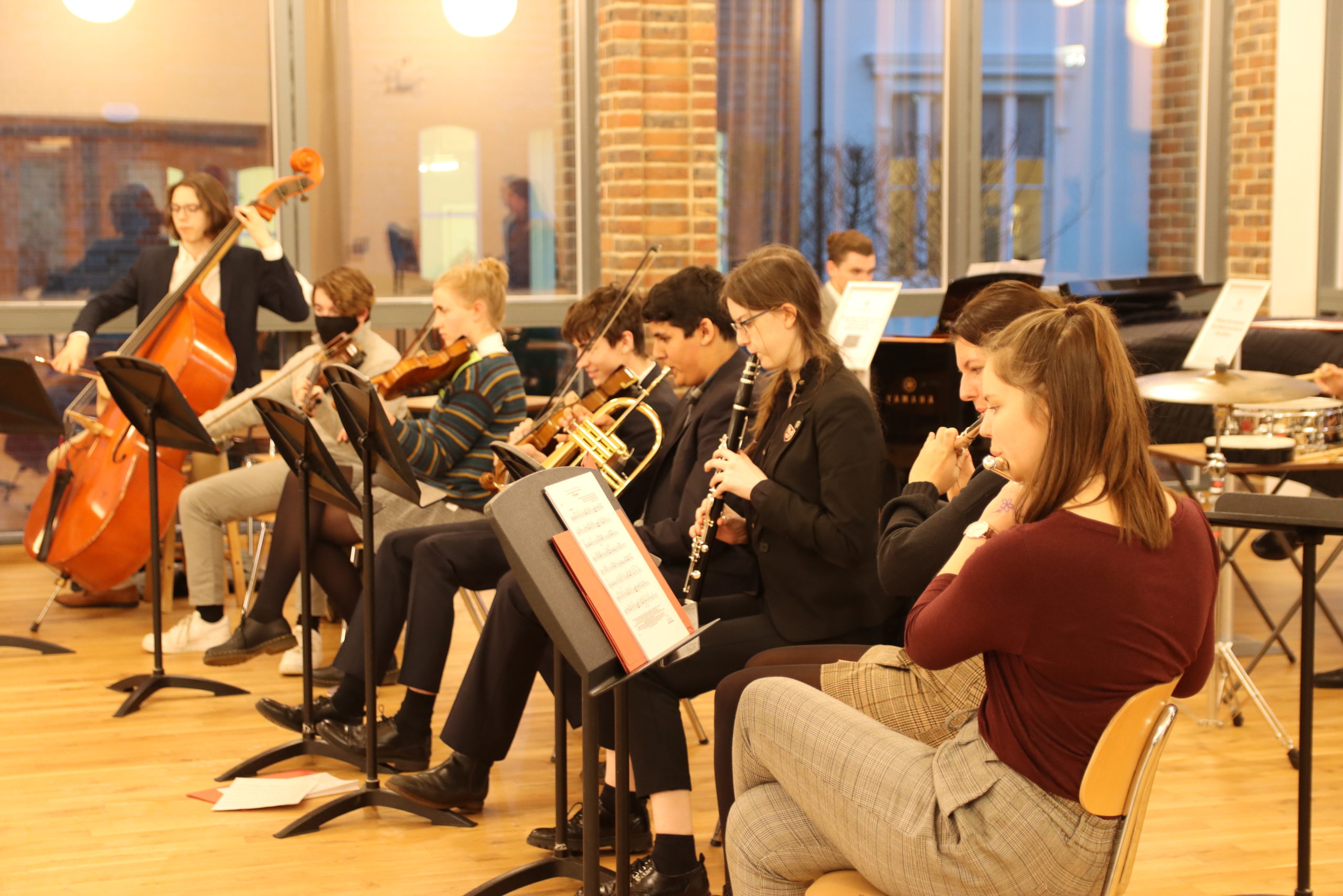 Leighton Park students preparing for the many concerts on offer through the school year