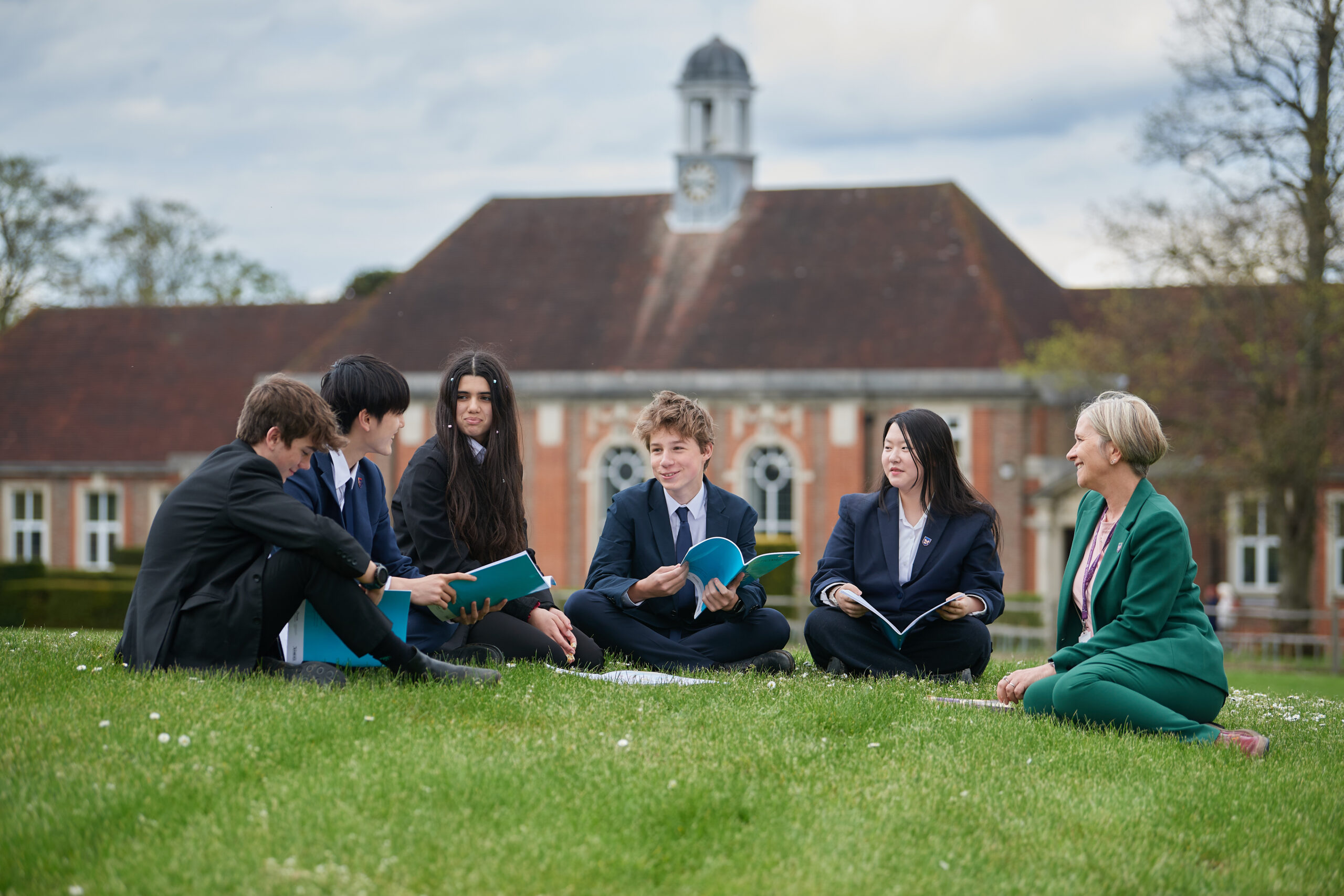 English class with Peckover in background