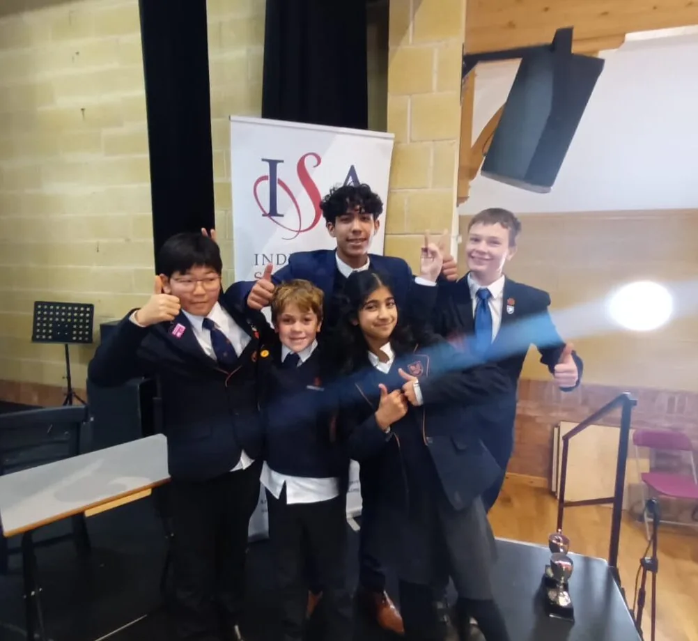 ISA Debating Competition 2024 KS3 winners.