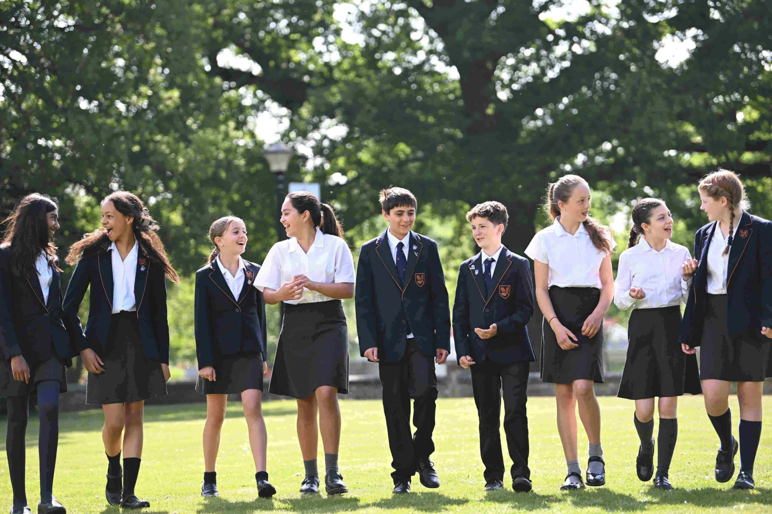 Year 7 co-ed group shot